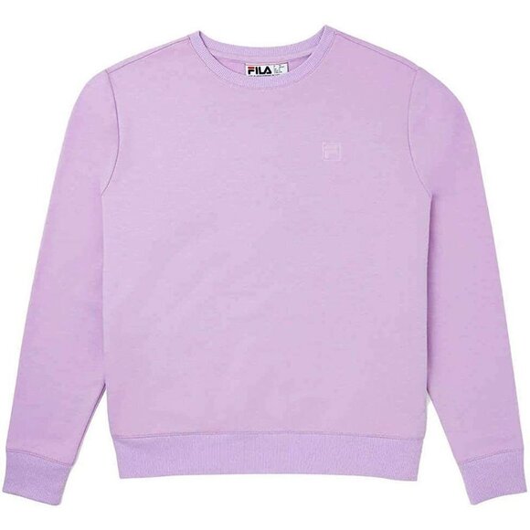 Fila Womens French Terry Long Sleeve Crewneck Sweatshirt in Lilac Size X… - Picture 4 of 4